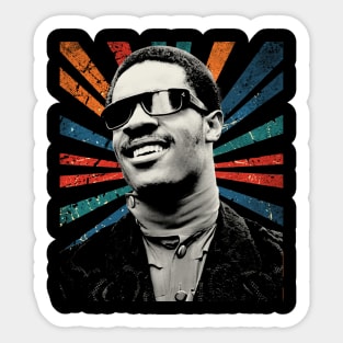 sketc vintage Stevie Wonder #2 Sticker